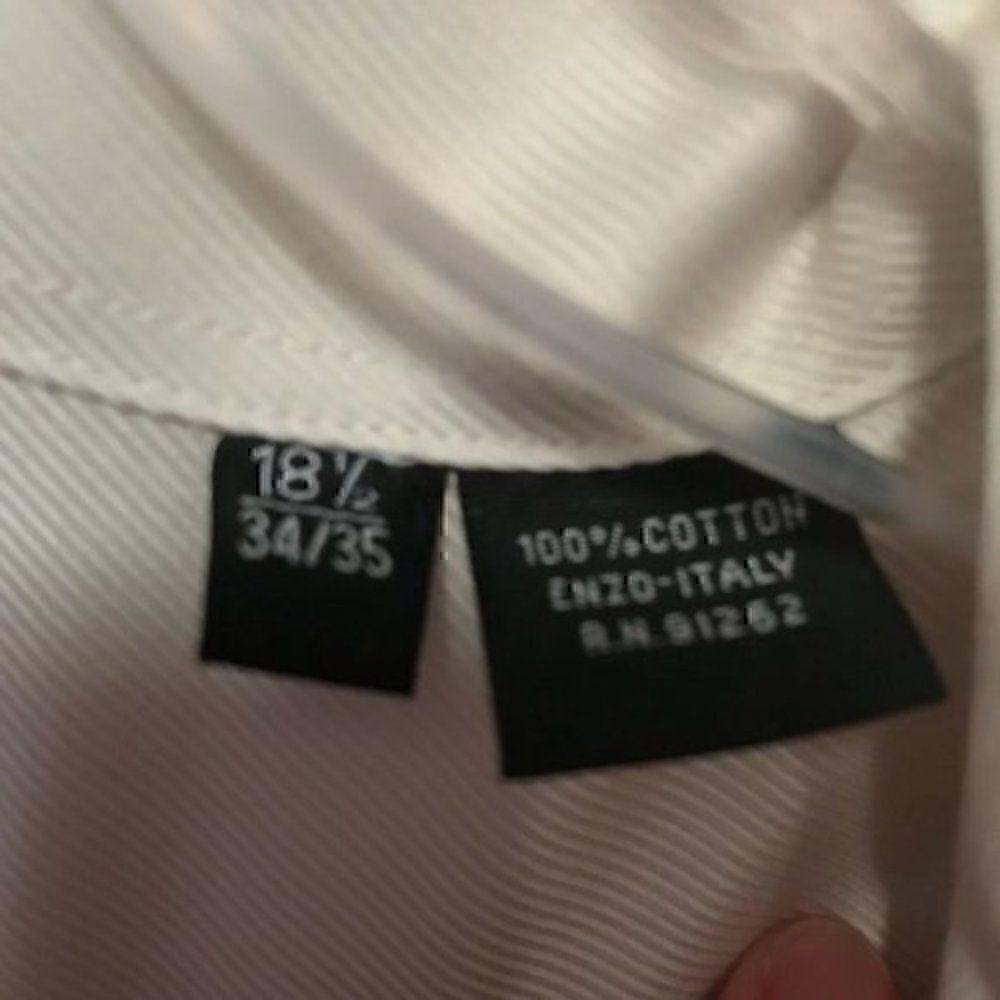 *30off3* Enzo Tovare Dress Shirt with Cufflink Holes. - Picture 5 of 6